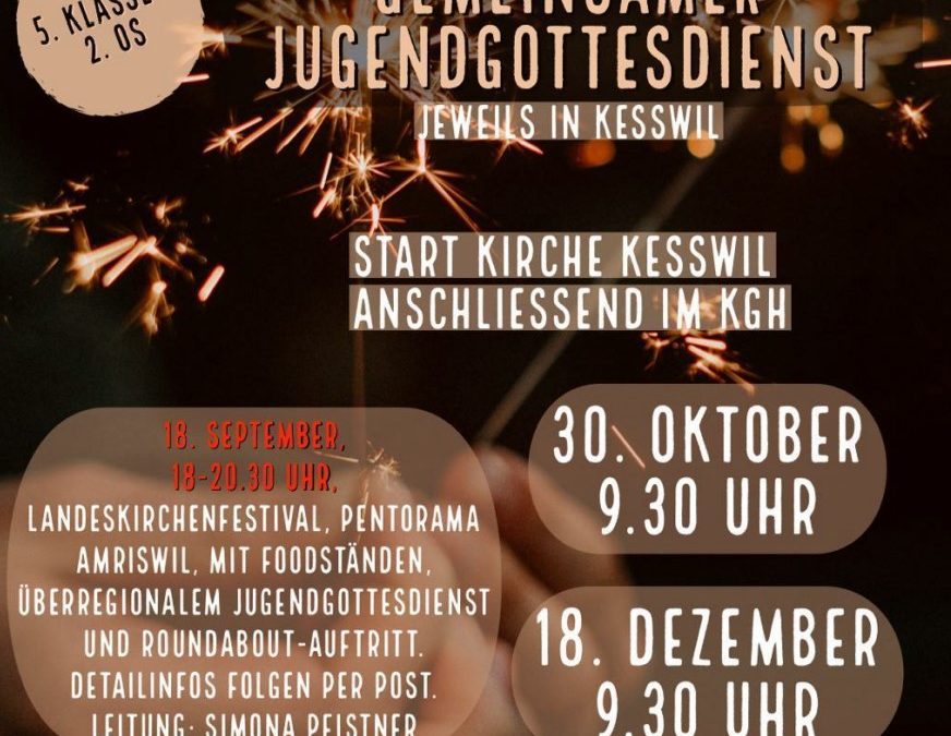 Gemeinsamer Jugendgottesdienst