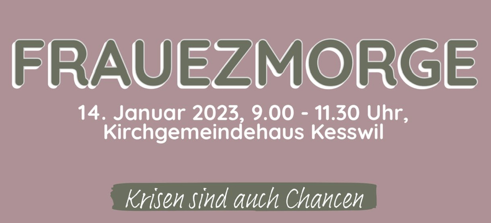 Frauezmorge am 14. Januar 2023