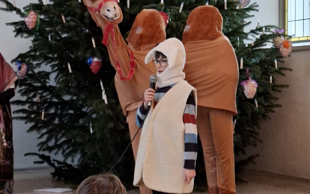 Krippenspiel mit Kamel!