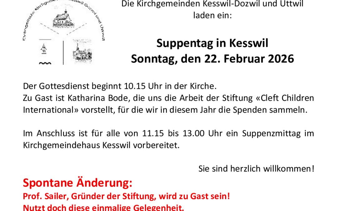 Suppentag in Kesswil