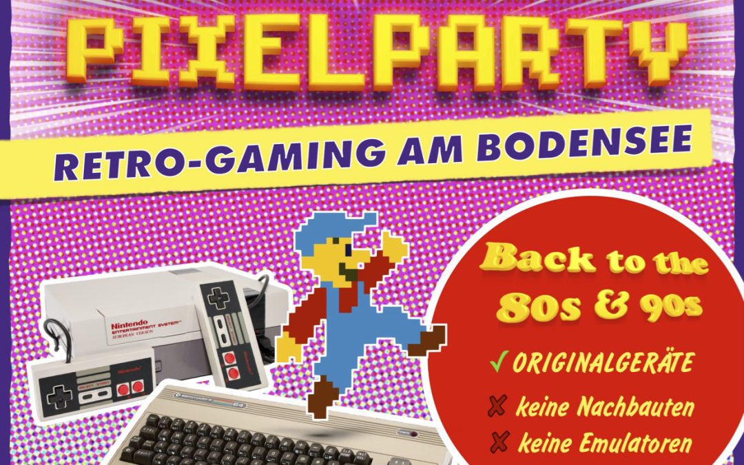 Pixelparty – Väter zeigen ihren Kindern die Videospiele ihrer Kindheit